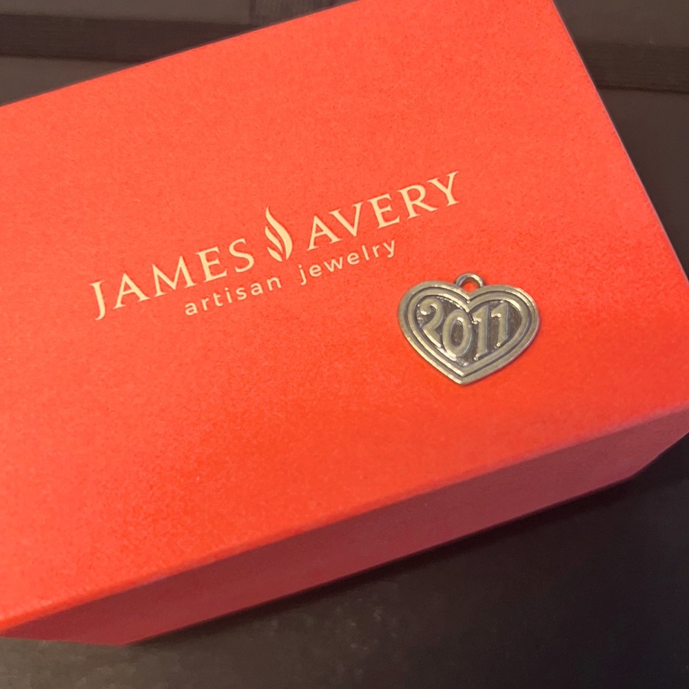 James Avery 2011 Heart Charm